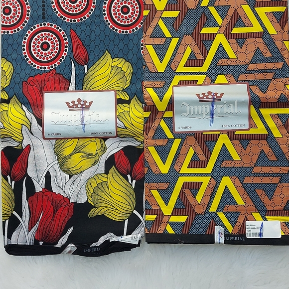 Elegant & stunning African Ankara wax,100% cotton. - Picture 3 of 16